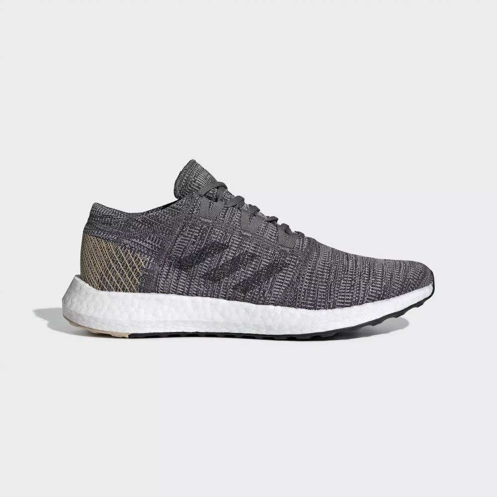 Adidas Pureboost Go Tenis Para Correr Grises Para Hombre (MX-63558)